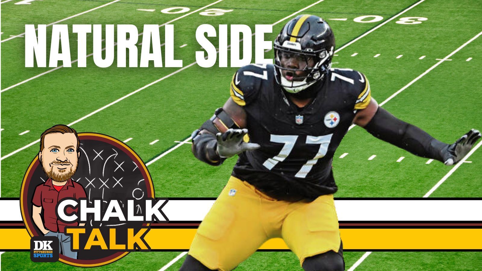 Chalk Talk: Jones back at left tackle taken on the South Side (Videos). Photo by GETTY
